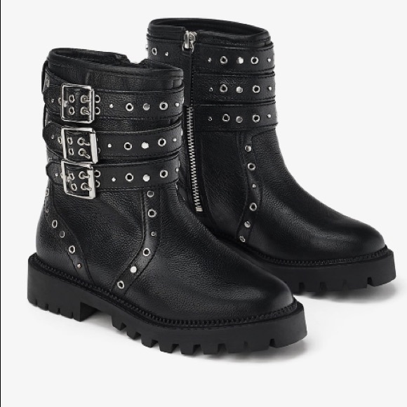 Zara Other - Leather moto boots